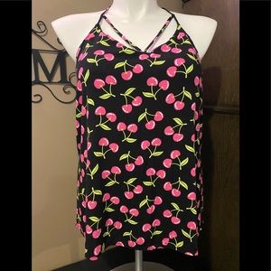Cherry Print Tank